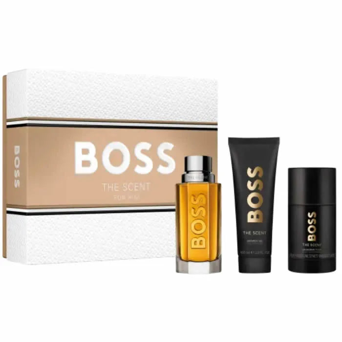 HUGO BOSS Hugo Boss The Scent For Him Eau de Toilette Spray 100 ml Set 3 Stück Parfüm