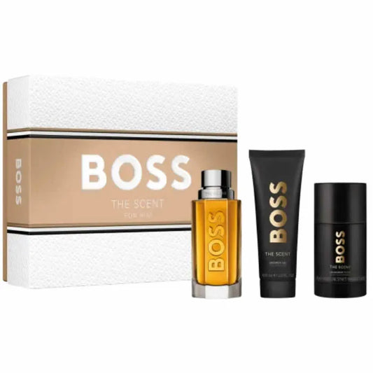 HUGO BOSS HUGO BOSS The Scent For Him Eau de Toilette Spray 100 ml Set 3 Artikel Parfüm