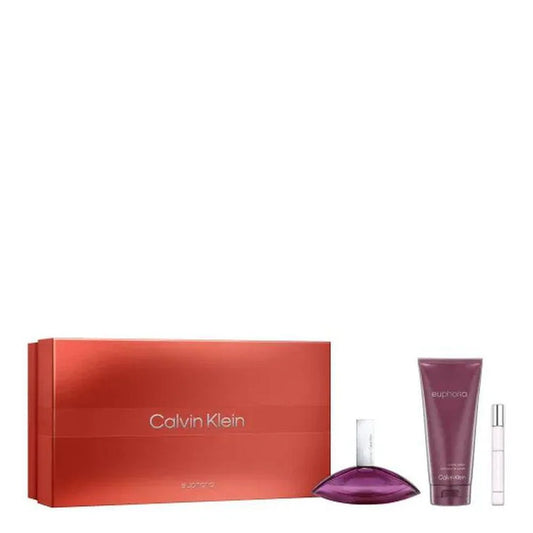 CALVIN KLEIN CALVIN KLEIN Euphoria Eau de Parfum 100 ml Set mit 10 ml Eau de Parfum und 100 ml Parfüm