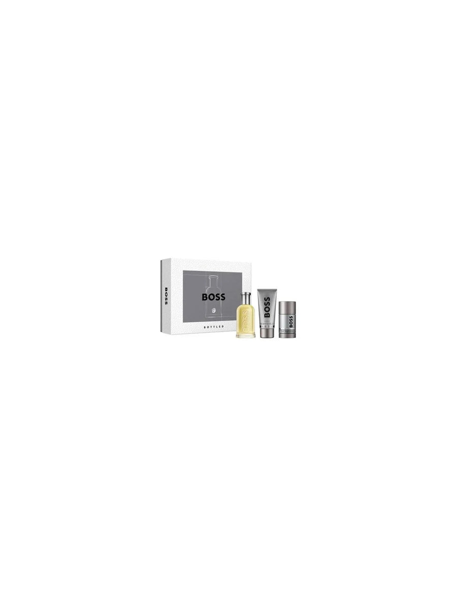 HUGO BOSS Boss Bottled Geschenkset mit Eau de Toilette 100 ml, Duschgel 100 ml und Deodorant 75 ml