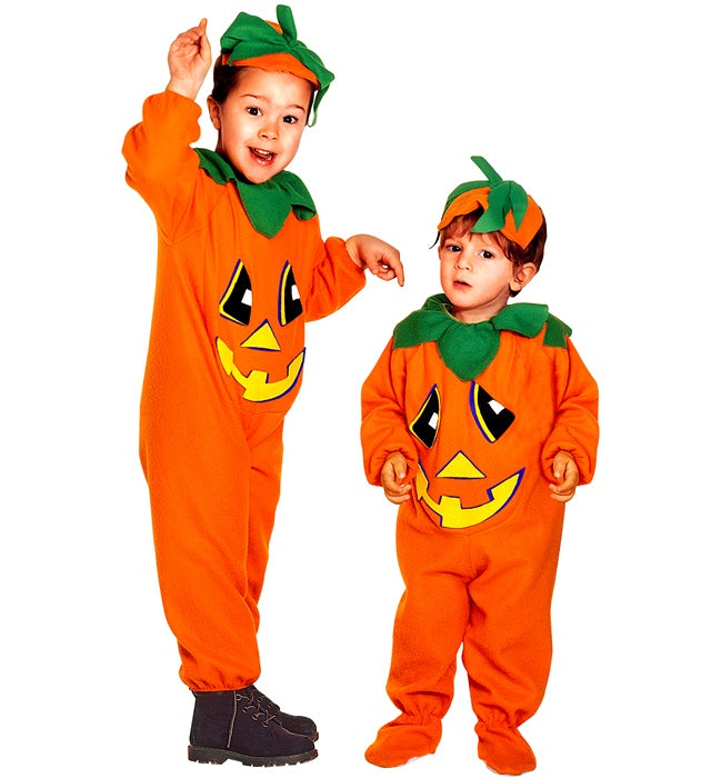 Kürbis-Kopfbedeckung mit detailreichem Design für Fasnacht und Halloween