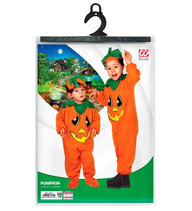 Kürbis-Kopfbedeckung mit detailreichem Design für Fasnacht und Halloween