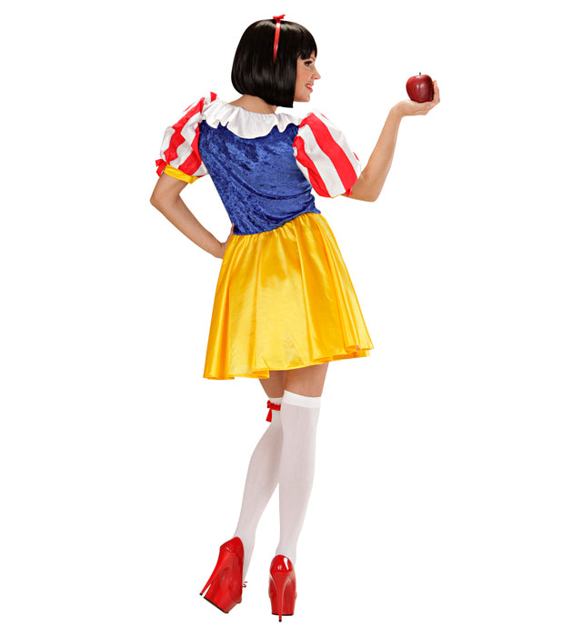 Märchenprinzessin Kostüm bestehend aus Kleid, Strumpfband und Haarschleife