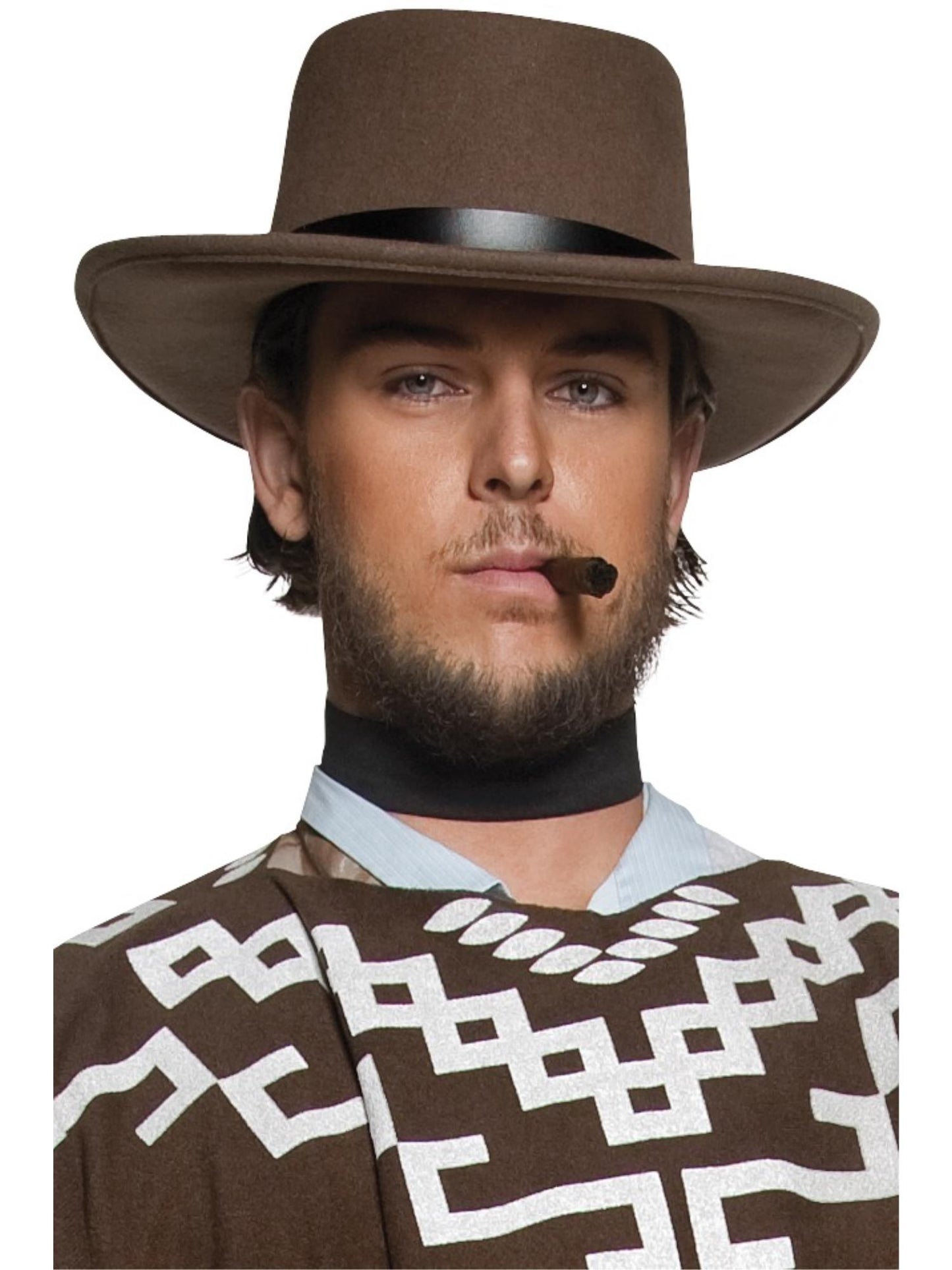 Smiffys Authentic Western Wandering Gunman Hat, Brown für Herren