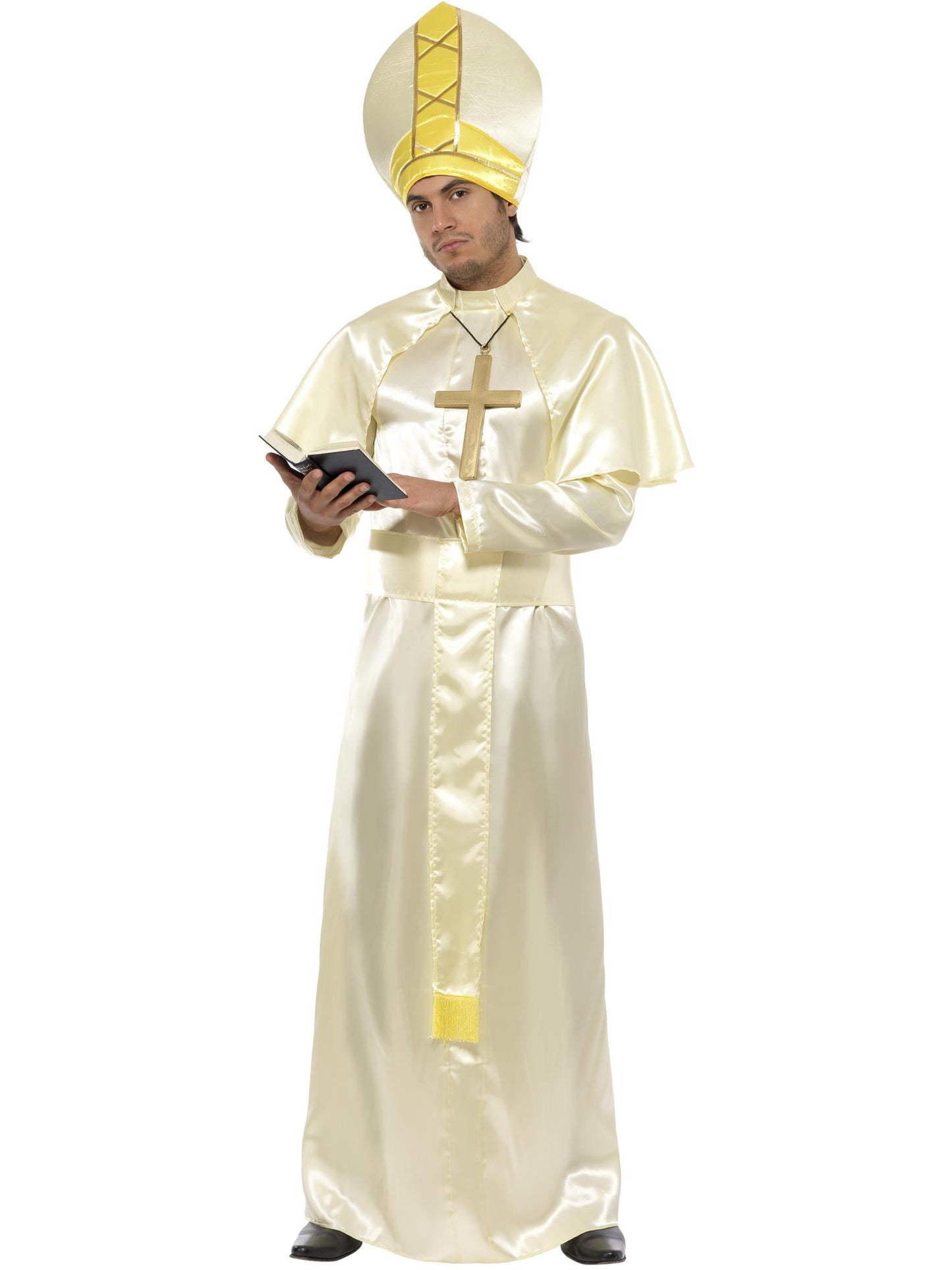Smiffys RELIGIOUS Pope Costume, Cream CS für Herren