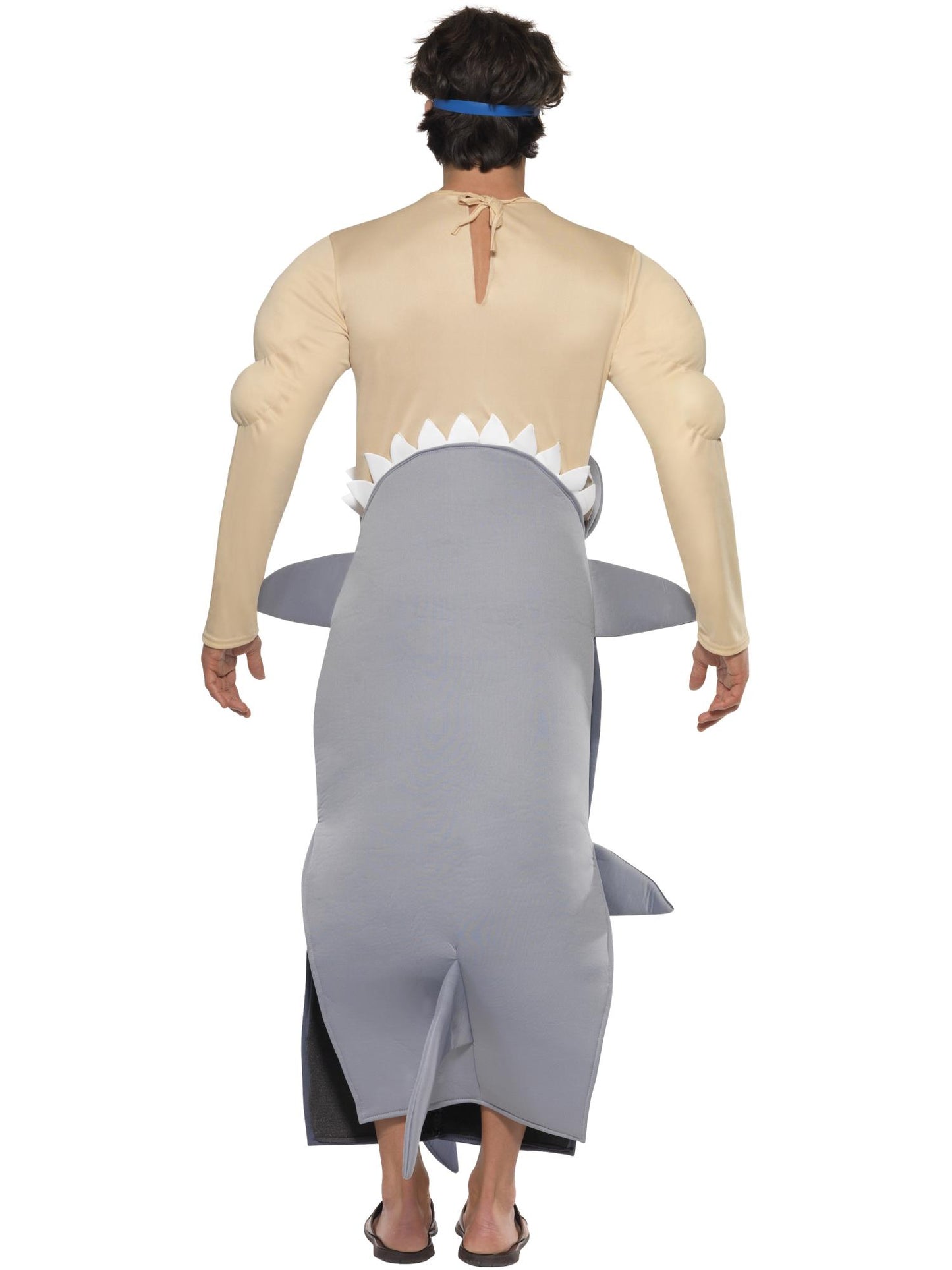 Smiffys COMEDY Man-Eating Shark Costume, Grey CS für Herren
