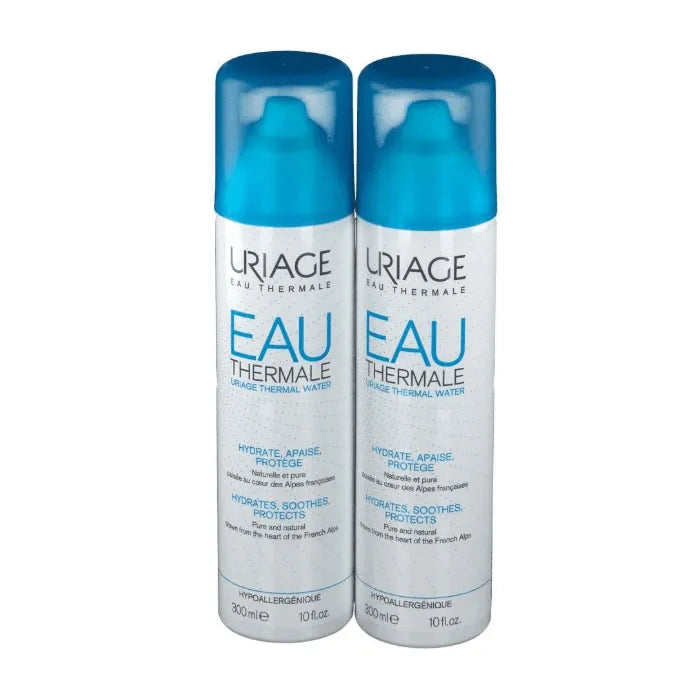 URIAGE URIAGE Thermalwasser 2 x 300 ml Spray Gesichtspflege natürliches Thermalwasser Kosmetik