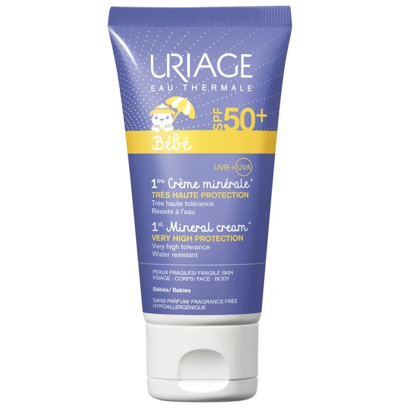 URIAGE Baby Mineral Creme SPF 50+ Sonnenschutz 50 ml
