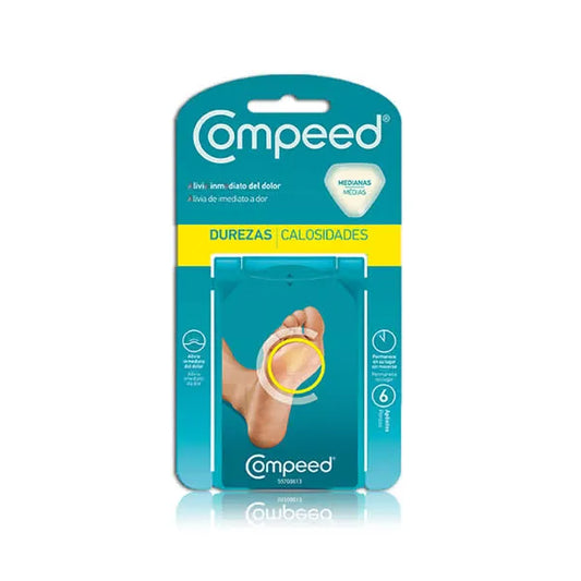 COMPEED COMPEED Hornhautpflaster Medium 6 Stück zur Behandlung von Hornhaut Kosmetik