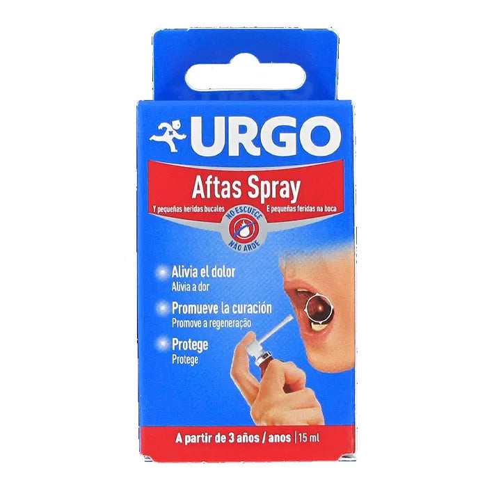 URGO URGO Aftas Spray 15 ml zur Anwendung bei Mundschleimhautentzündungen Kosmetik