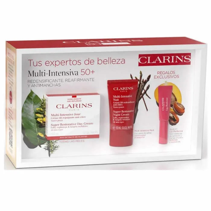 CLARINS Clarins Super Restorative Day Cream 50 ml Set 3 Artikel für alle Hauttypen Gesichtscreme