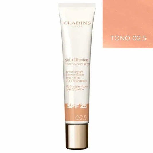 CLARINS Clarins Skin Illusion getönte Feuchtigkeitscreme SPF 25 Farbton 02.5 40 ml Haarfarbe
