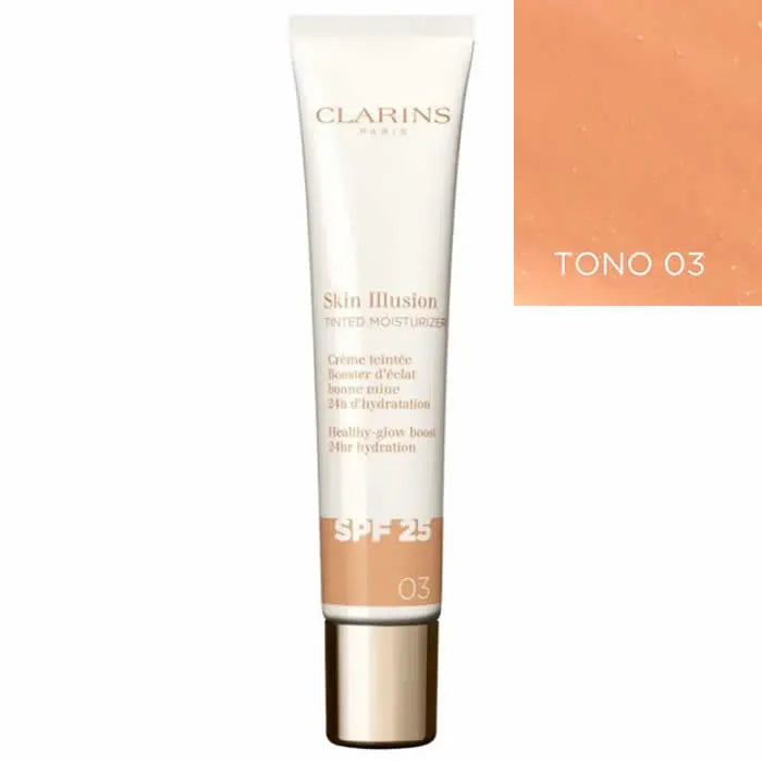 CLARINS Clarins Skin Illusion getönte Feuchtigkeitscreme SPF 25 Farbton 03 40 ml Haarfarbe