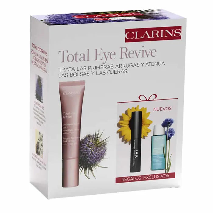 CLARINS Clarins Total Eye Revive 15 ml Set mit 3 Artikeln Augenpflege Kosmetik
