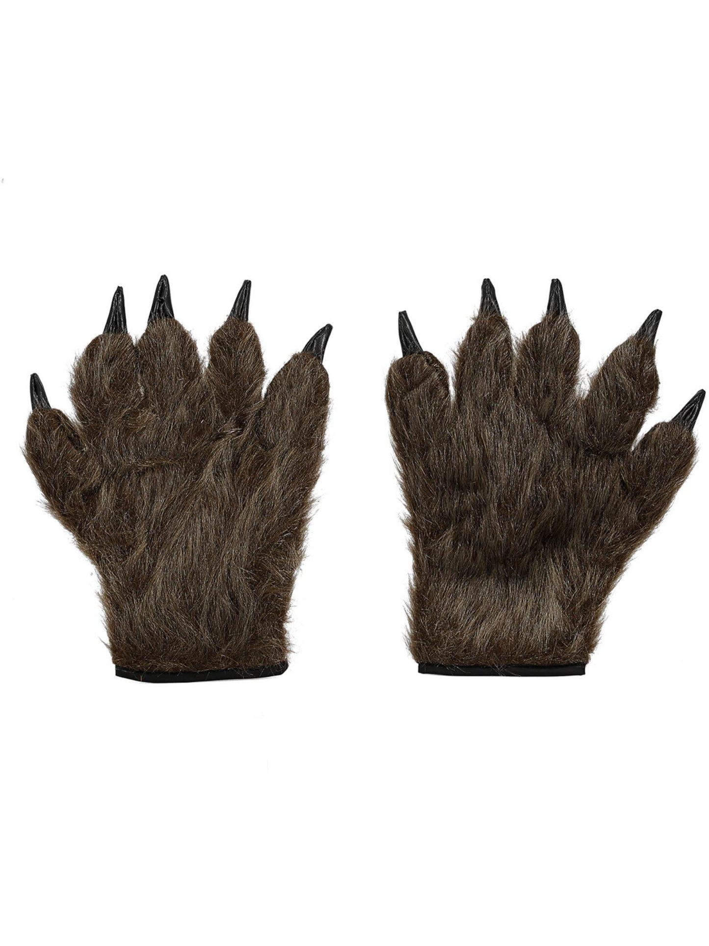 Smiffys Hairy Monster/Animal Hands, Brown AC für Herren