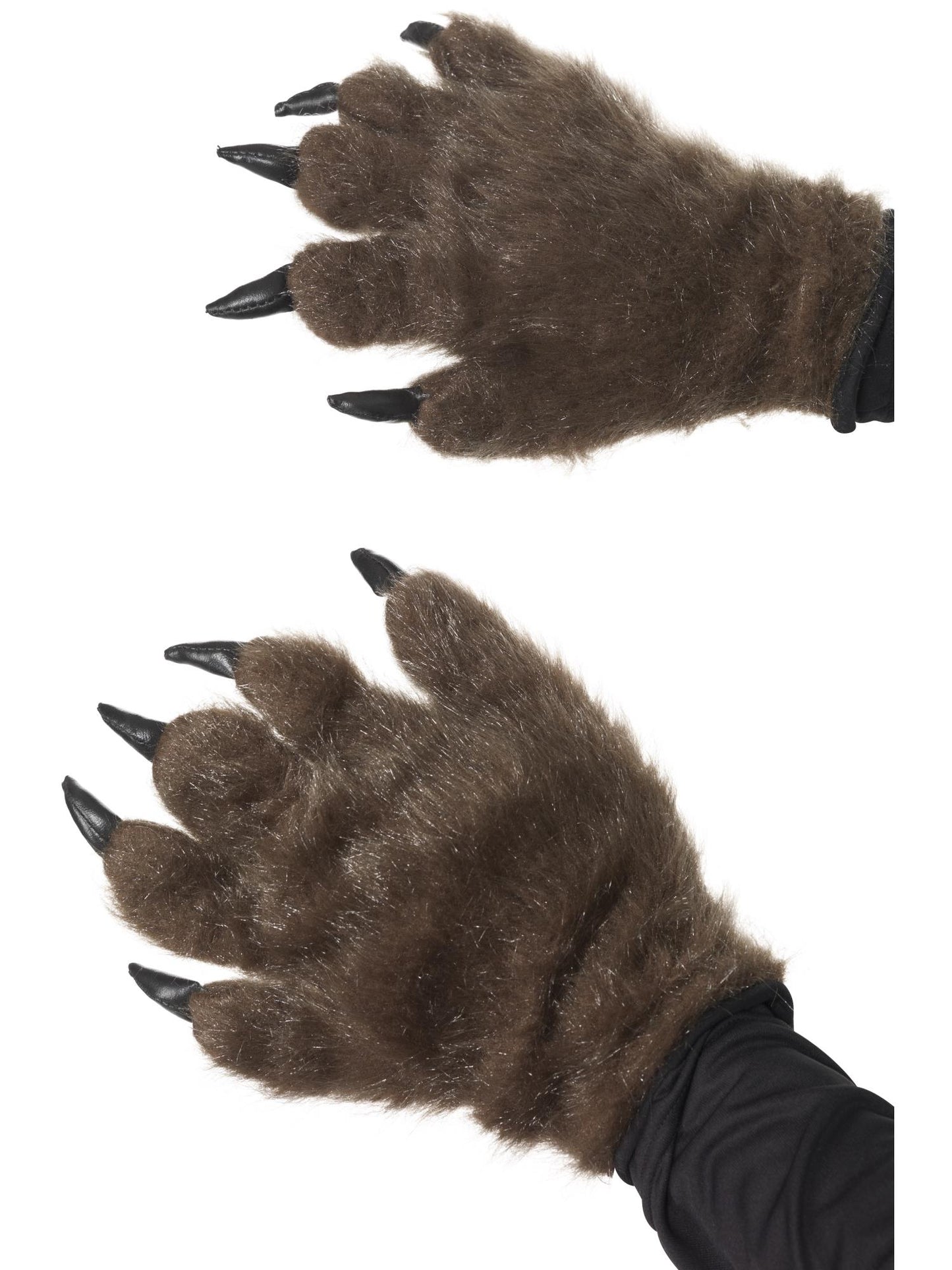 Smiffys Hairy Monster/Animal Hands, Brown AC für Herren