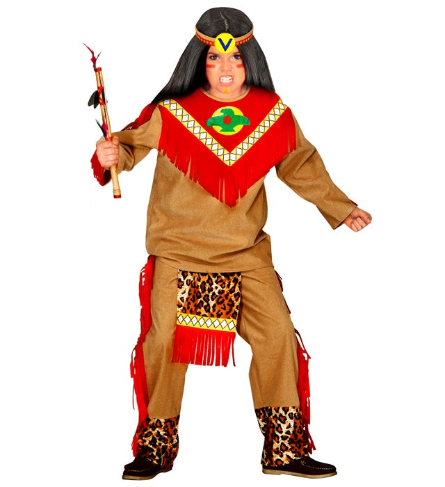 Wilder Stier Kostüm-Set mit Oberteil, Hose und Stirnband mit Hörnern für Fasnacht