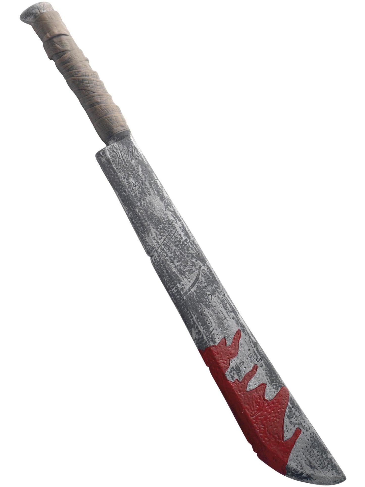Smiffys Blooded Chopper Machete Toy Prop, Grey für Herren