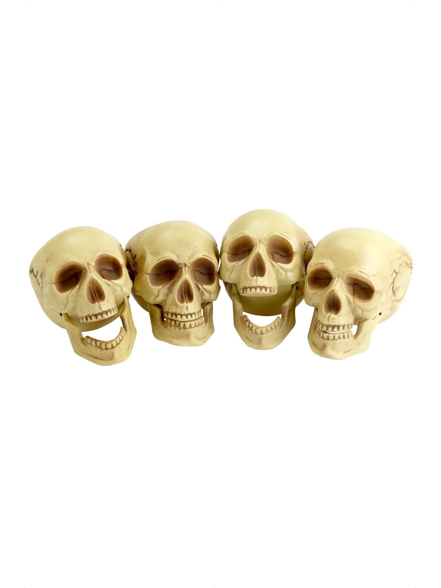 Smiffys Skull Heads, Natural PG für Unisex