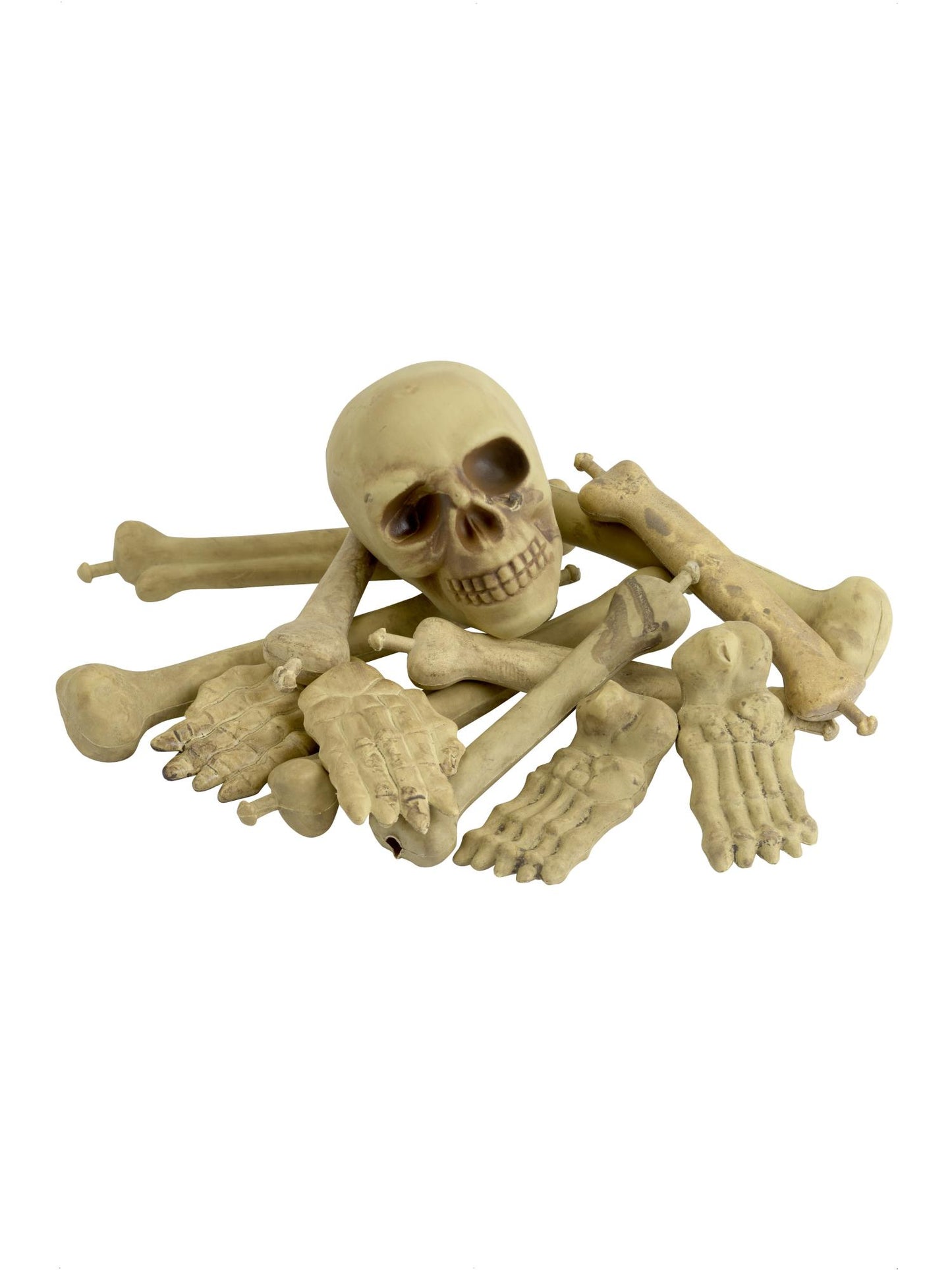 Smiffys Bag of Bones & Skull, Natural PG für Unisex