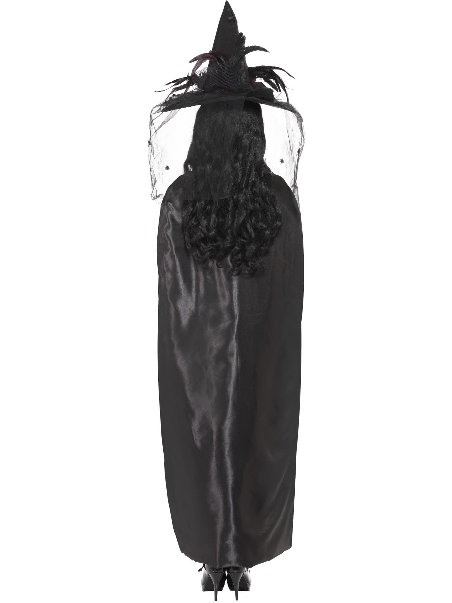 Smiffys Deluxe Witch Cape, Black für Damen