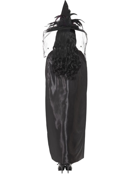 Smiffys Deluxe Witch Cape, Black für Damen