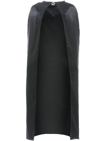 Smiffys Deluxe Witch Cape, Black für Damen