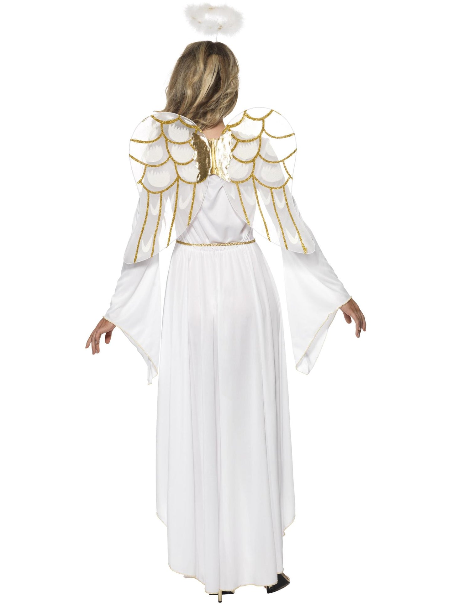 Smiffys Angel Costume, White CS für Damen
