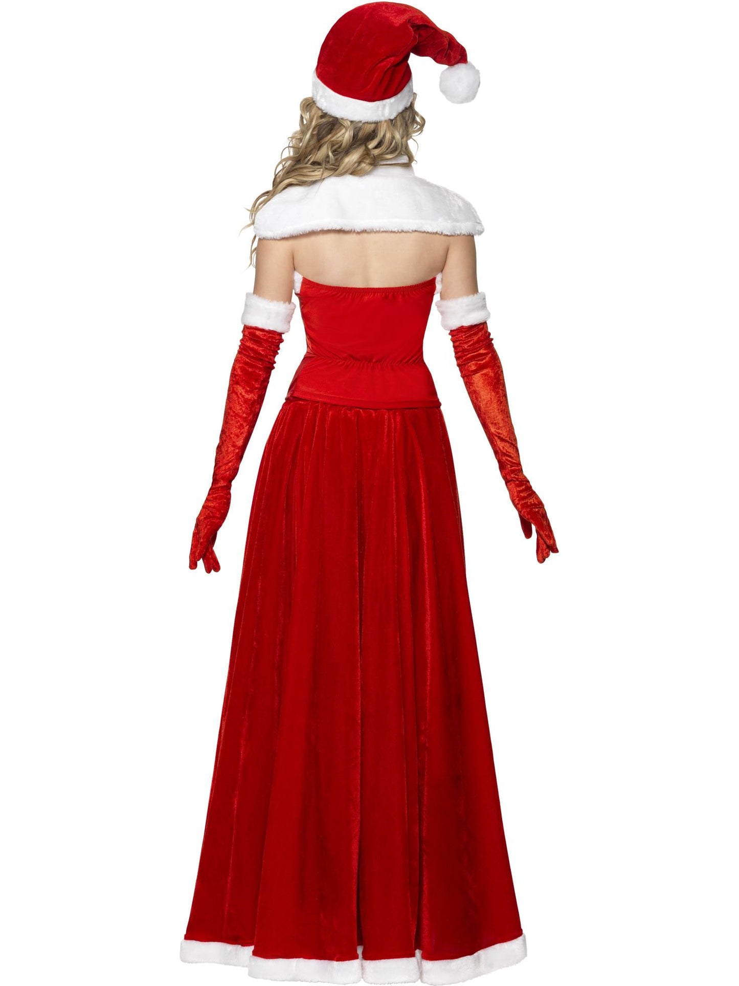 Smiffys Luxury Miss Santa Costume, Red CS für Damen