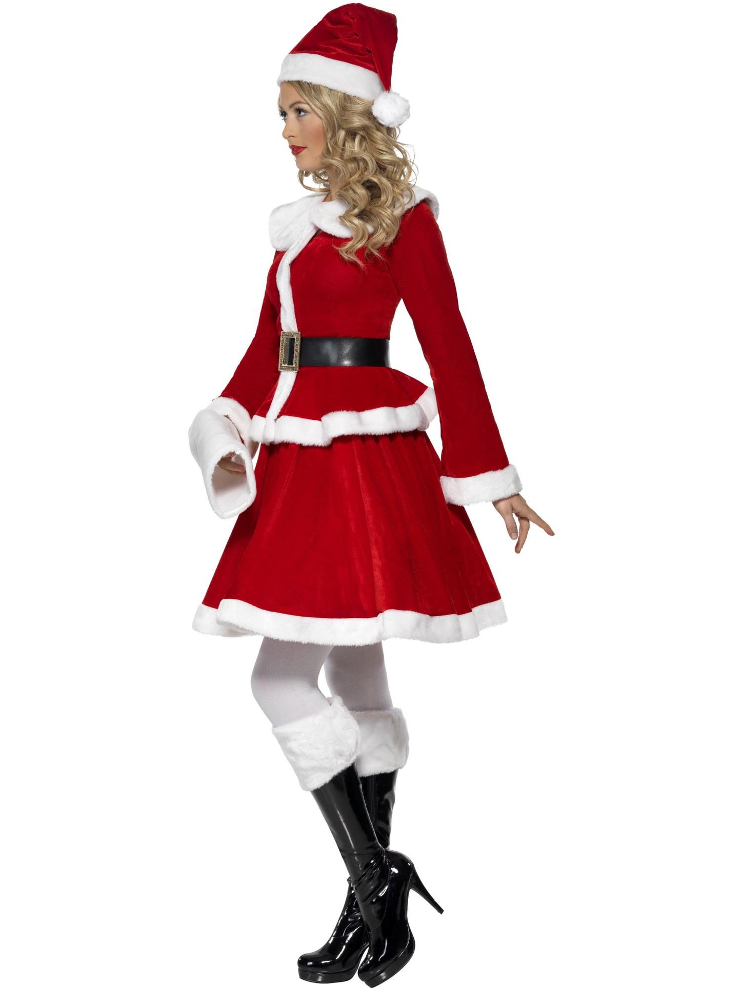 Smiffys Miss Santa Costume, Red CS für Damen