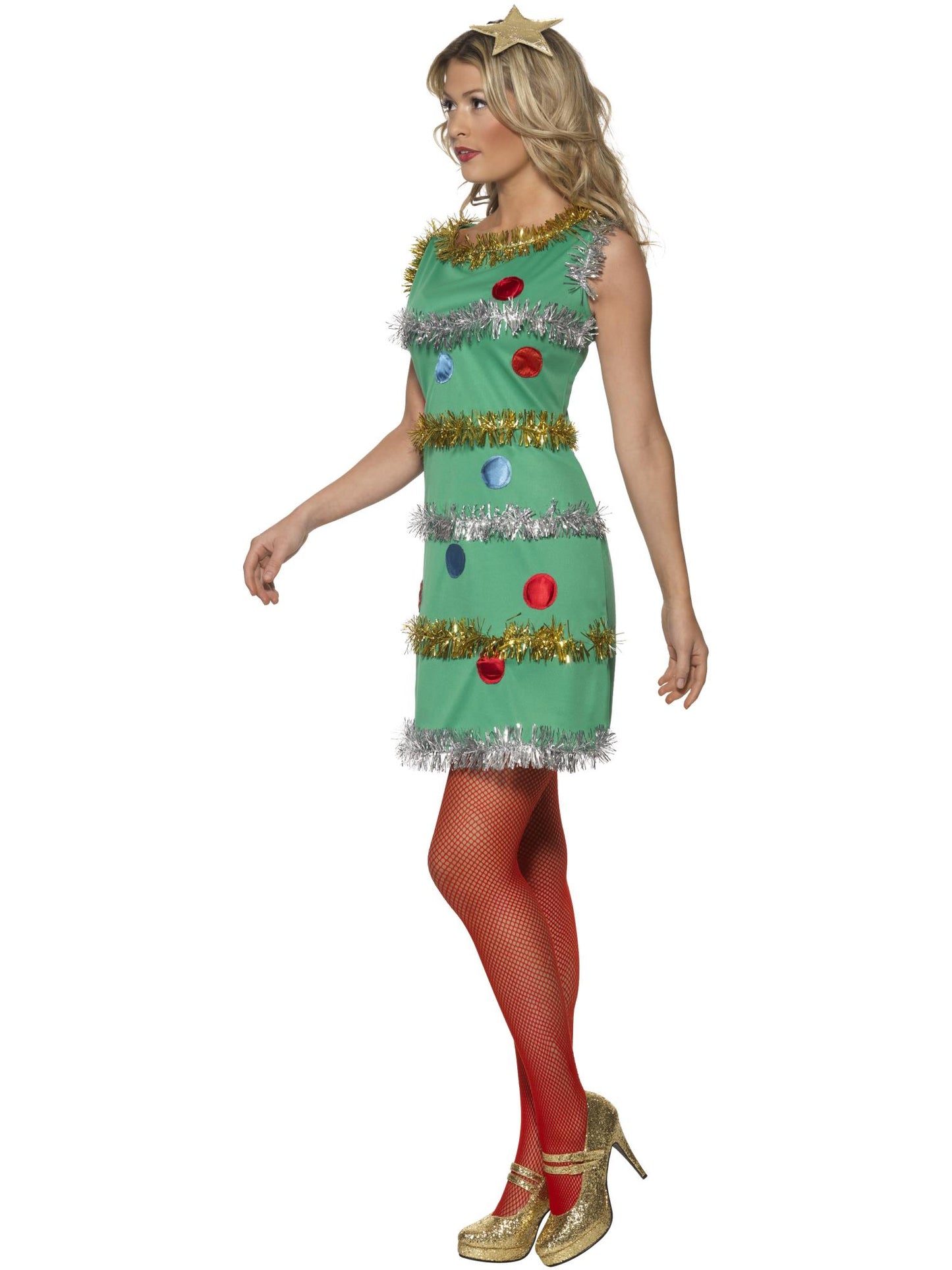 Smiffys XMASCHAR Christmas Tree Costume, Green CS für Damen