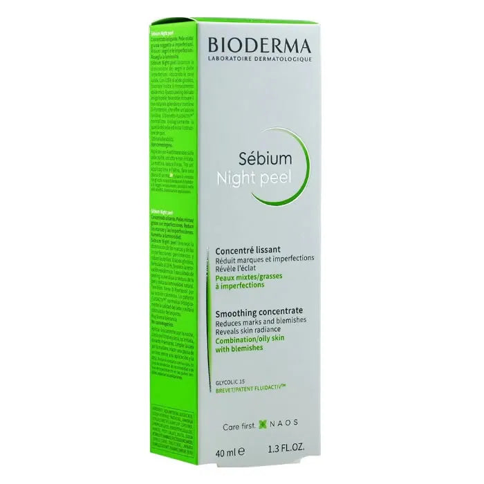 BIODERMA BIODERMA Sebium Night Peel Smoothing Concentrate 40 ml Peeling-Konzentrat Kosmetik