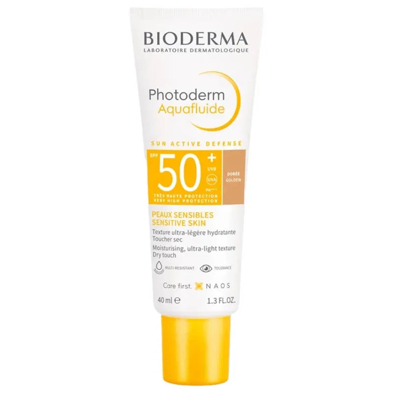 BIODERMA Bioderma Photoderm Aquafluide Golden Sonnenschutz SPF 50+ 40 ml Kosmetik