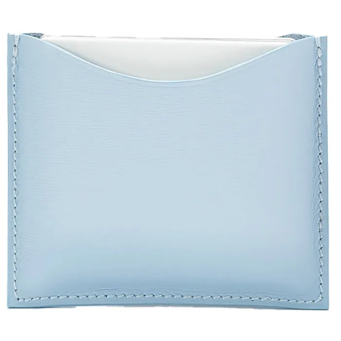 LA BOUCHE ROUGE LA BOUCHE ROUGE Blue Leather Compact Case Kosmetiketui aus Leder blau
