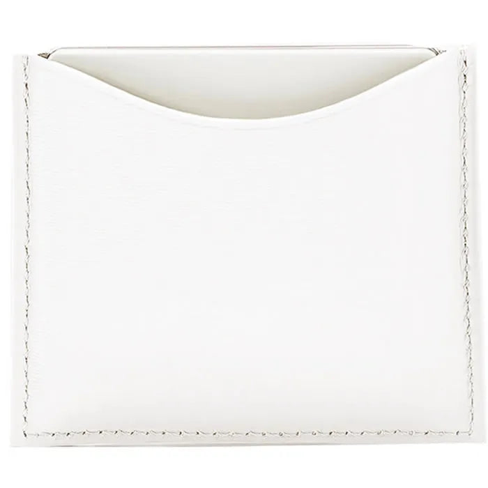LA BOUCHE ROUGE LA BOUCHE ROUGE White Leather Compact Case Kosmetiketui aus weißem Leder