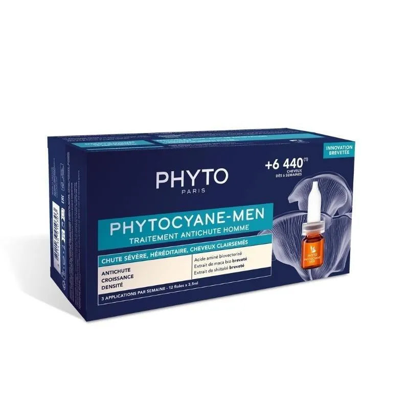 PHYTO PARIS PHYTO PARIS Phytocyane Männer Anti-Haarausfall Kur 12x3,5 ml Haarpflege
