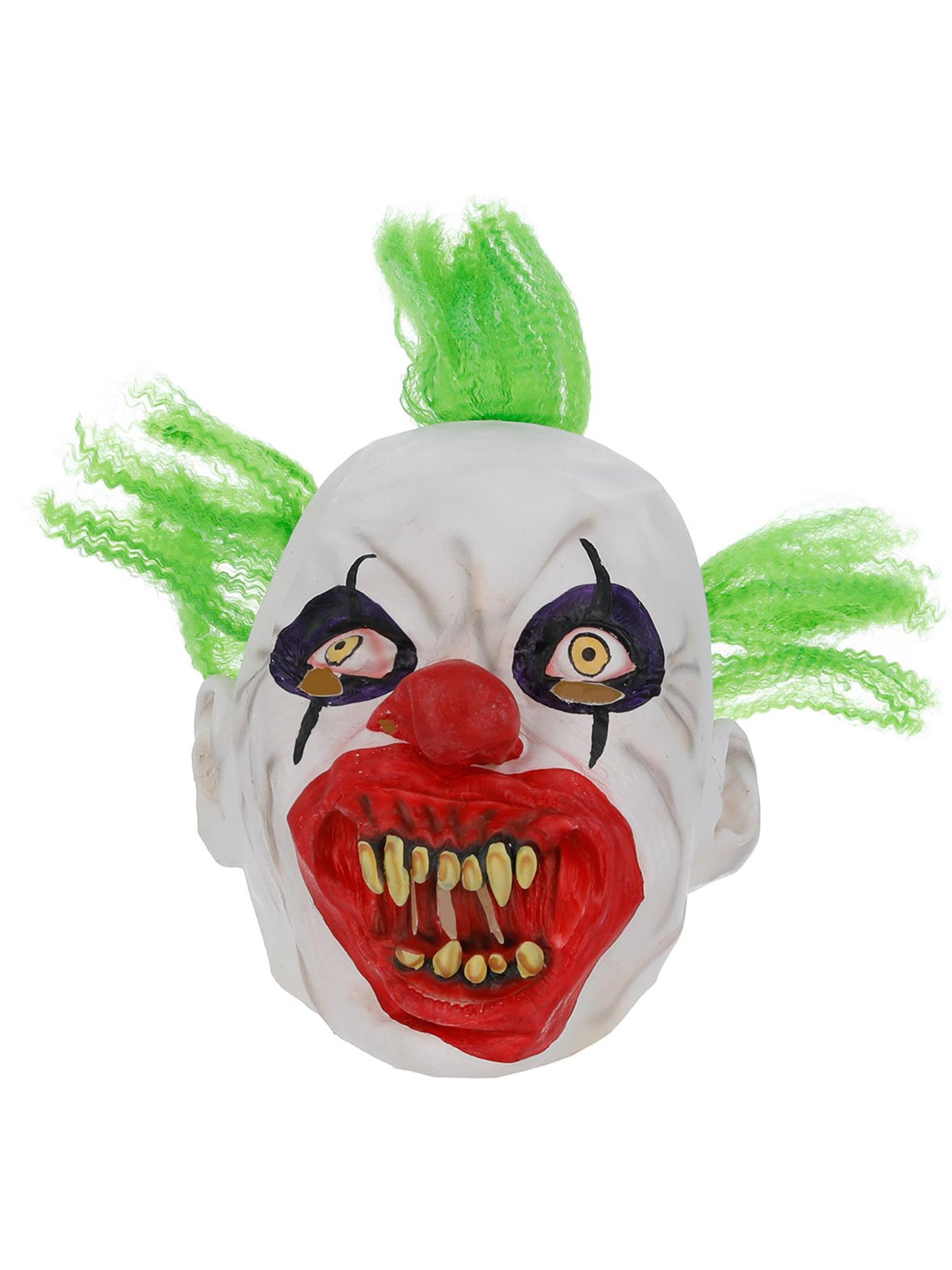 Smiffys Sinister Clown Mask, White für Unisex