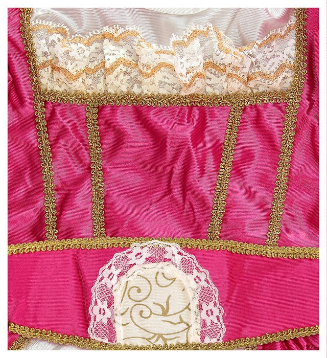 Herzogin von York Kostüm mit Petticoat und Kapuzenumhang in elegantem Design