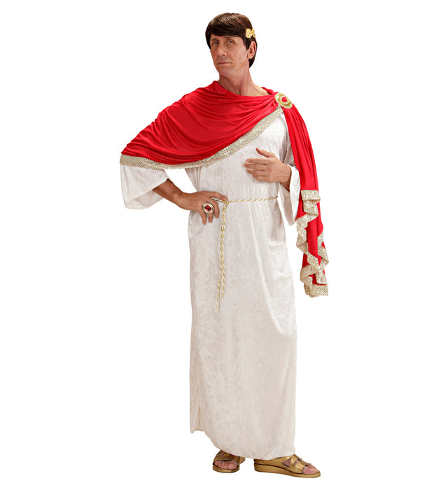 Marcus Aurelius Kostüm mit Tunika, Toga und Lorbeerkranz für Fasnacht