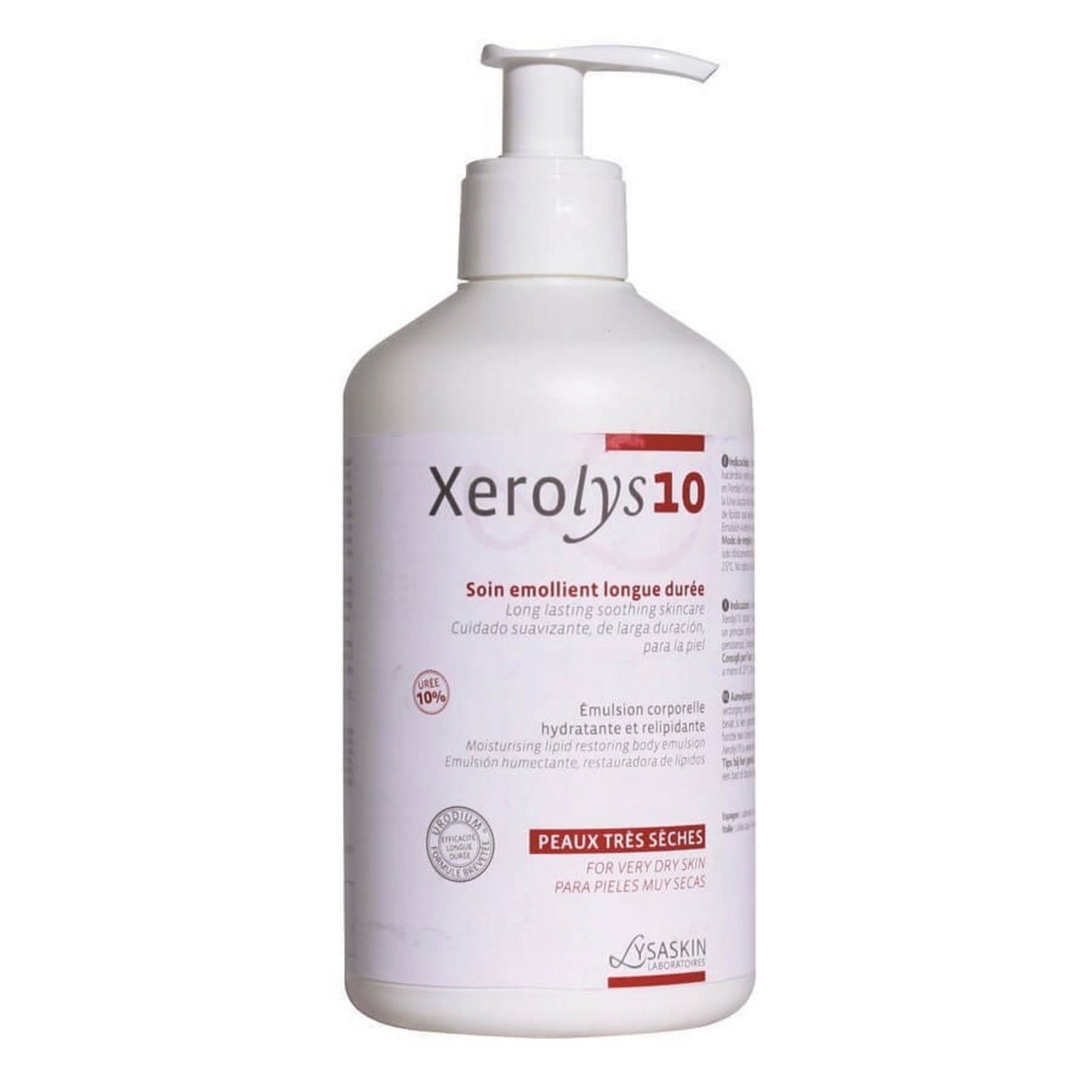 Lab Lysaskin Lab Lysaskin, Xerolys 10, Urodium, Emolliens, Täglich, Emulsion, Für das Gesicht, 200 ml Regular