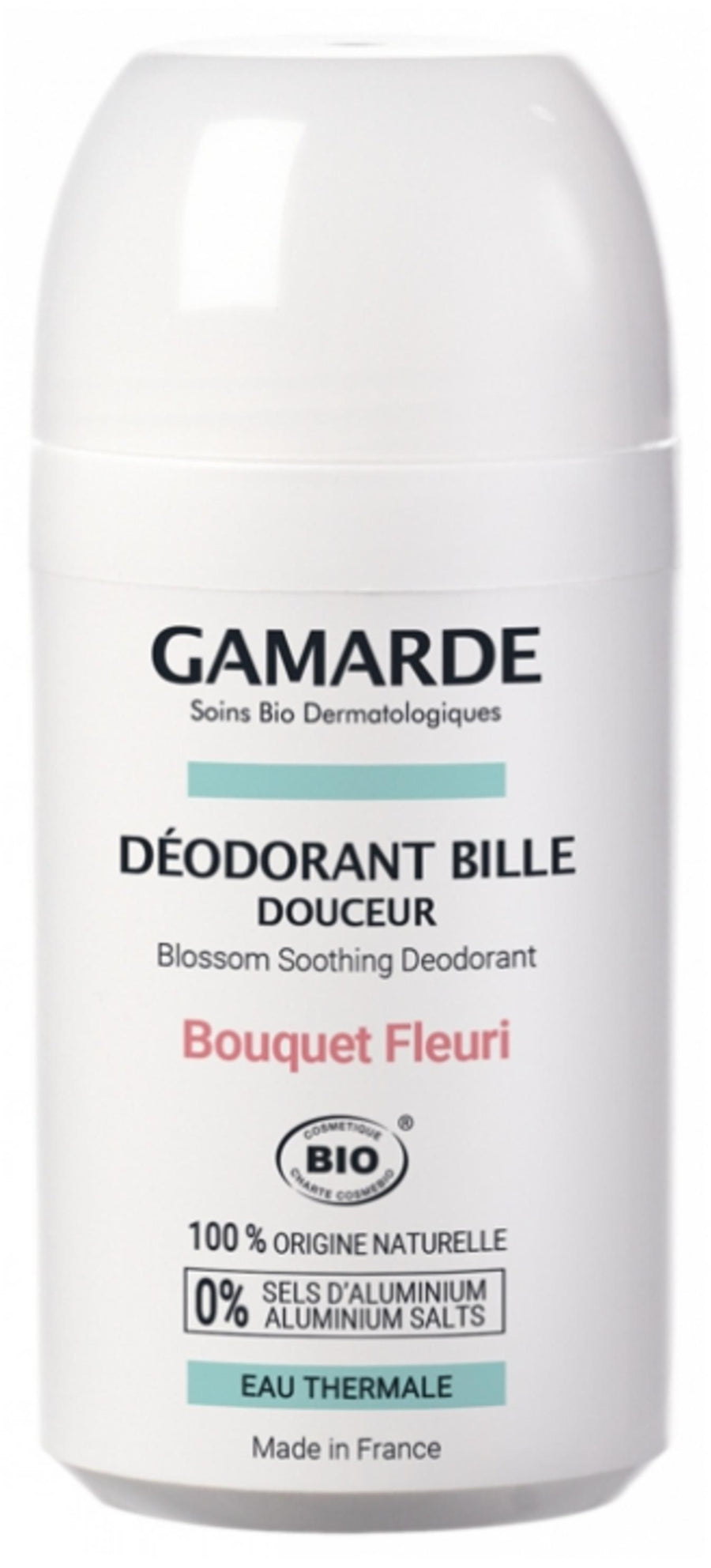 Gamarde Gamarde, Gamarde, Bio, Antitranspirant, Floral, Deodorant-Roll-On, Für Frauen, 50 ml Regular