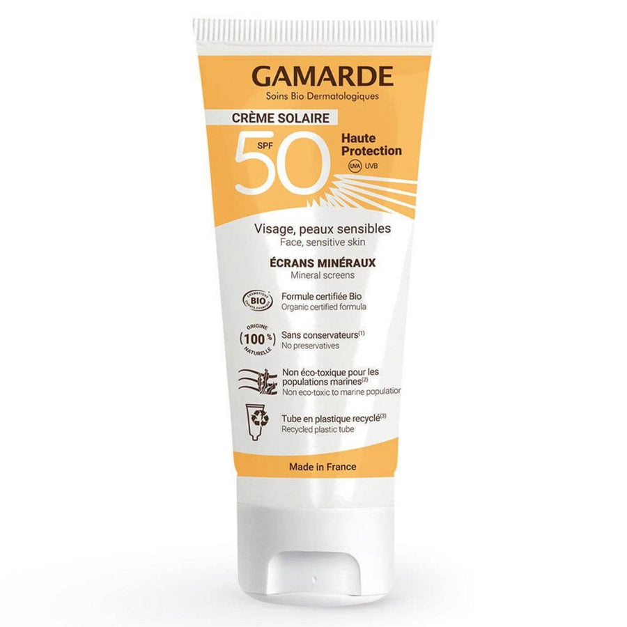 Gamarde Gamarde, Gamarde, Bio, Sonnenschutz, Sonnencreme, Für das Gesicht, SPF 50, 40 ml Regular