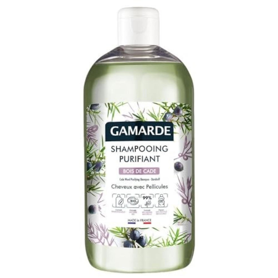 Gamarde Gamarde, Bio, Bois De Cade, Haarbehandlung Shampoo, Antischuppen, Kopfhaut mit Schuppen, 500 ml Regular