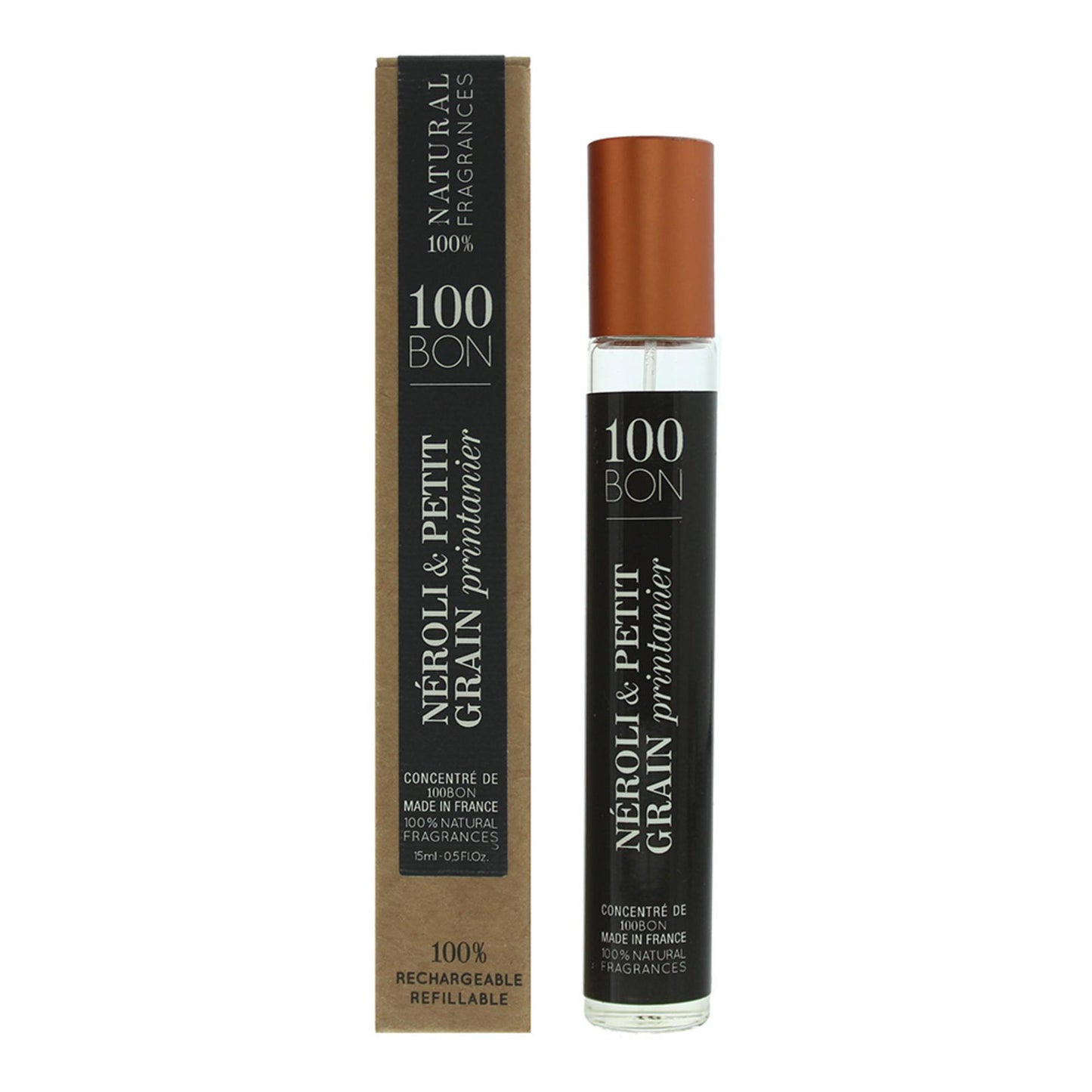 100 Bon, Neroli & Petit Grain Printanier, Eau de Parfum, Unisex, 15 ml