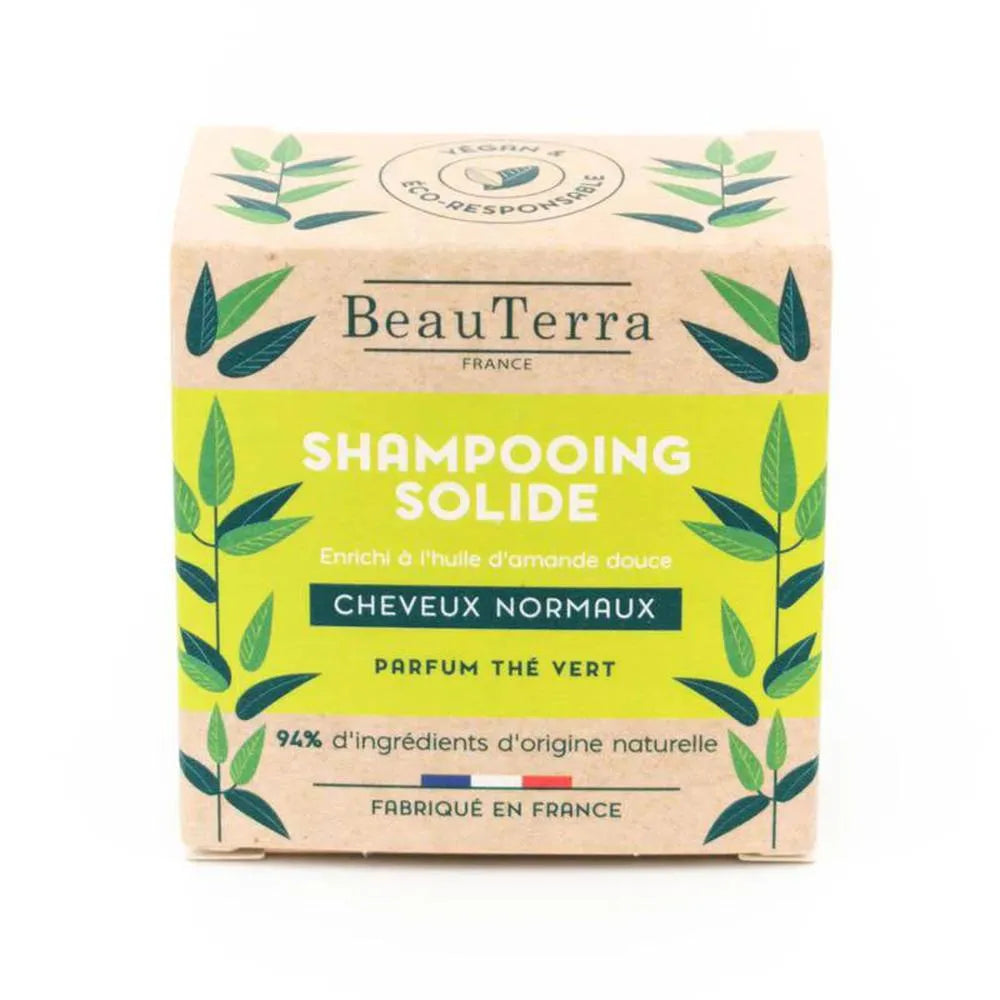BEAUTERRA BEAUTERRA Festes Shampoo Grüner Tee 75 g Kosmetik