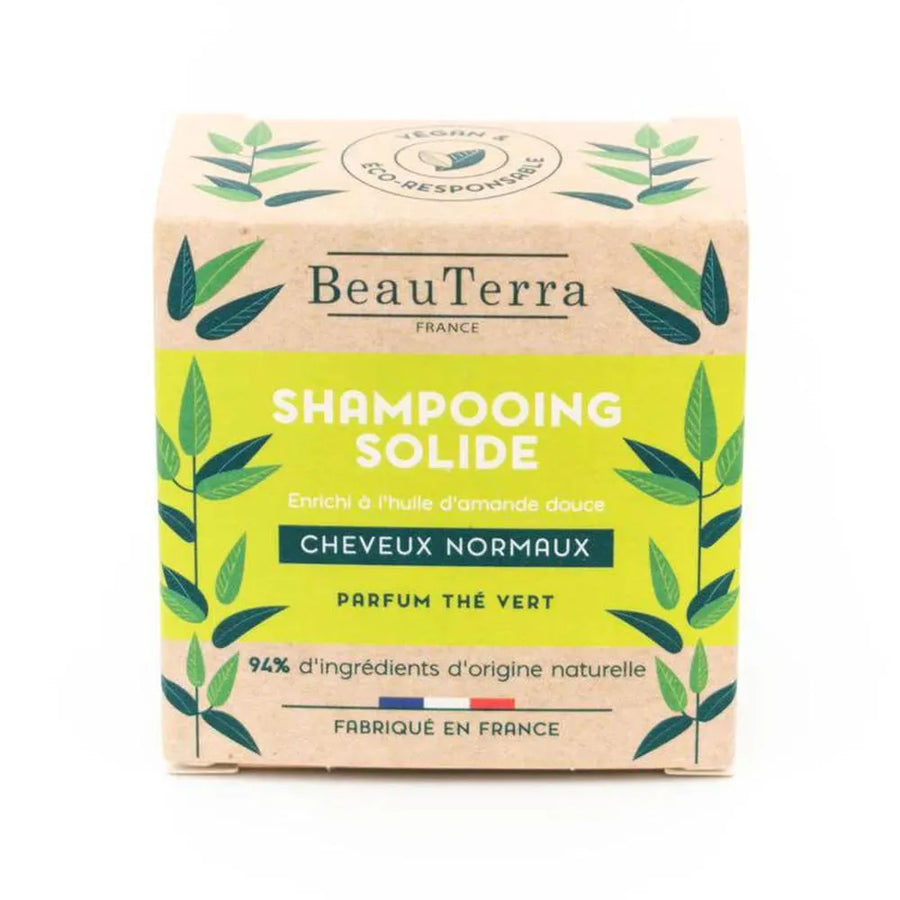 BEAUTERRA BEAUTERRA Festes Shampoo Grüner Tee 75 g Kosmetik
