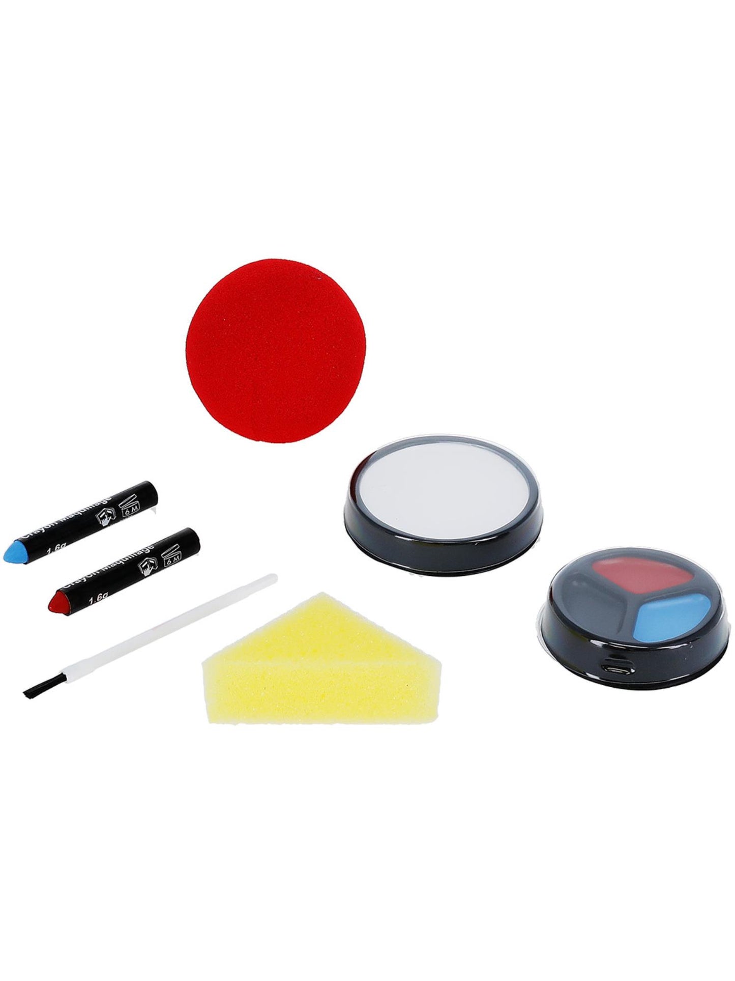 Smiffys Make-Up FX, Clown Kit, Multi-Coloured CD für Unisex
