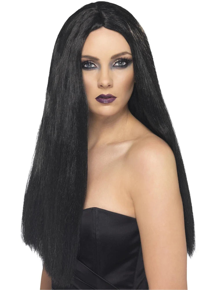Witch Wig Black für Damen