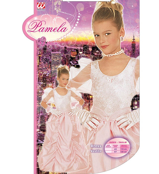 Elegantes PAMELA Kostümkleid in klassischem Schnitt für Fasnacht und Mottopartys