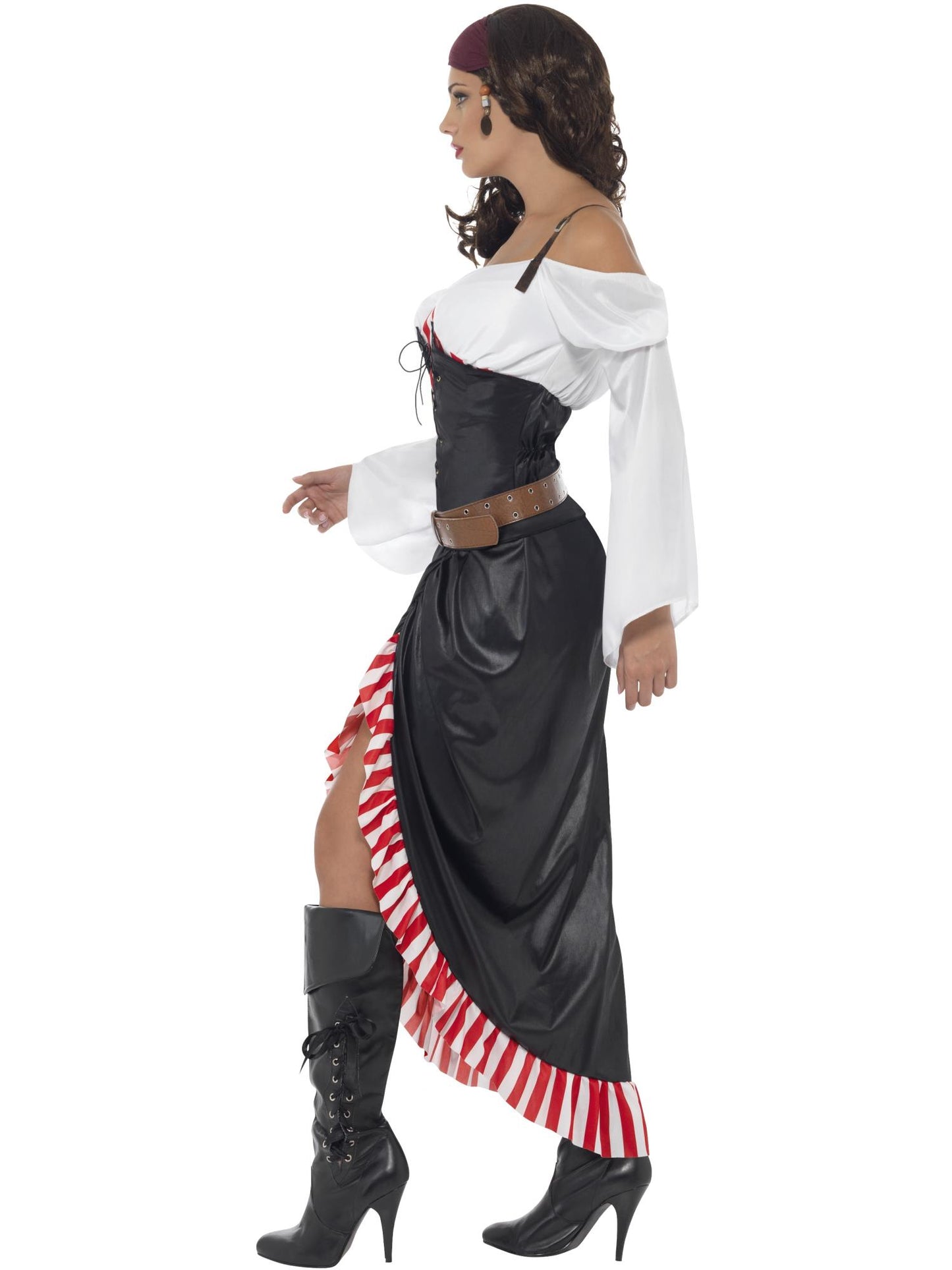 Smiffys PIRATE Sultry Swashbuckler, Black CS für Damen